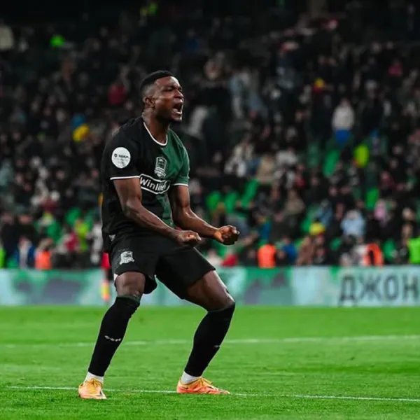 Jhon Córdoba en el Krasnodar de Rusia