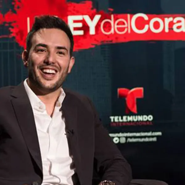 Sebastián Martínez hablando de "La Ley del Corazón" en entrevista para Telemundo