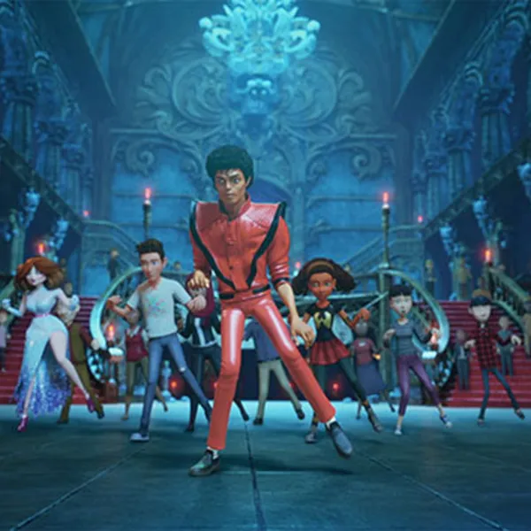 Michael Jackson animado en 3D bailando Thriller en el especial "Michael Jackson’s Halloween"