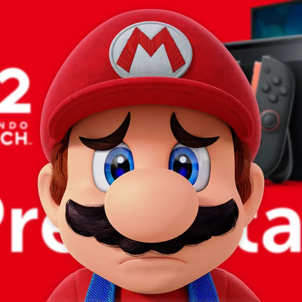 Nintendo Switch 2 - Mario triste