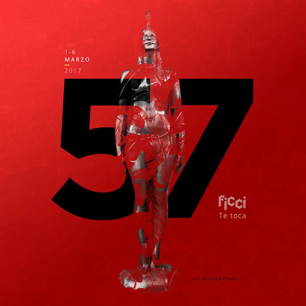 Afiche Oficial del Festival Internacional de Cine de Cartagena de Indias - FICCI 57