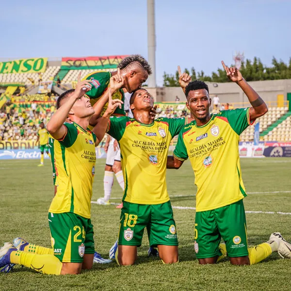 Real Cartagena goleó 5-0 a Bogotá FC