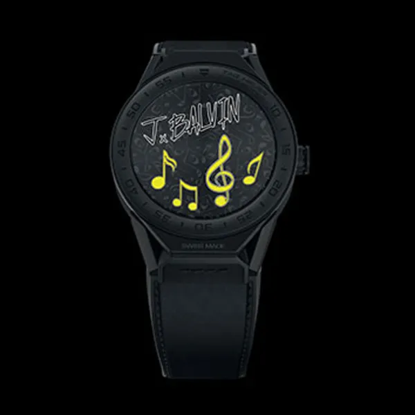 Reloj Smartwatch TAG Heuer J Balvin Connected Modular 45 color Negro