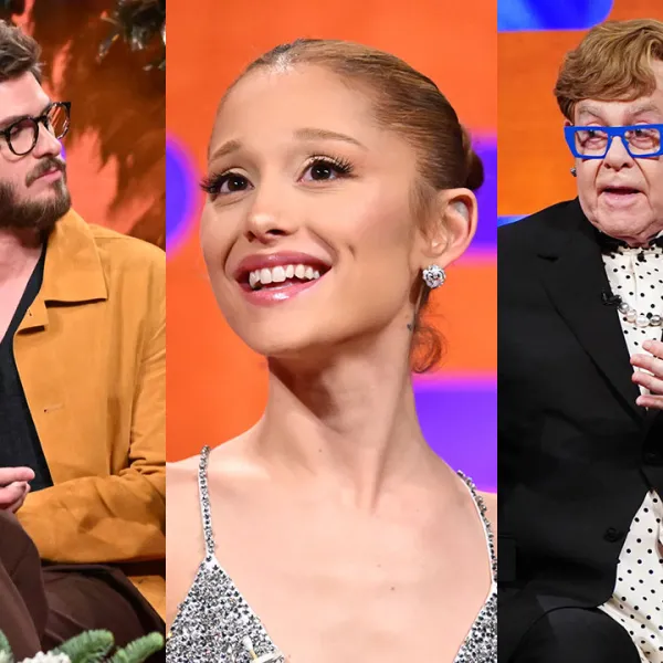 Andrew Garfield, Ariana Grande, Elton John en The Graham Norton Show