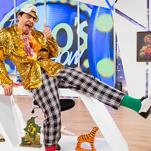 Suso en el set de The Suso's Show de Caracol Televisión
