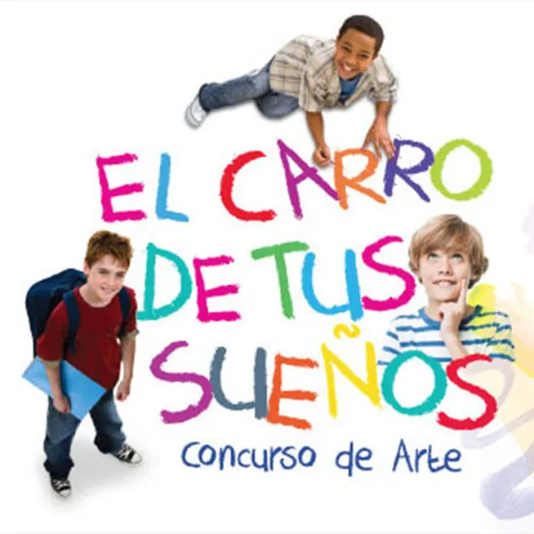 Tres niños en promo del concurso El Carro de tus Sueños de Toyota