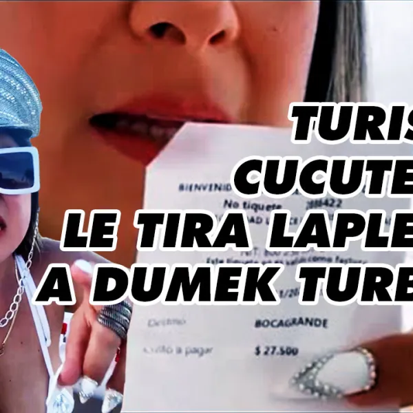 Turista cucuteña le tira laplena al alcalde de Cartagena Dumek Turbay