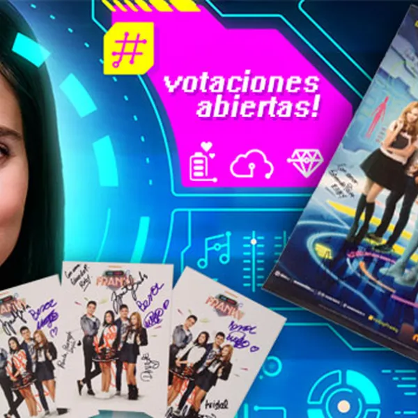 Votaciones póster y postales de Yo soy Franky autografiados