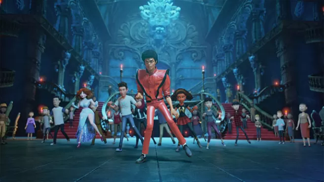 Michael Jackson animado en 3D bailando Thriller en el especial "Michael Jackson’s Halloween"