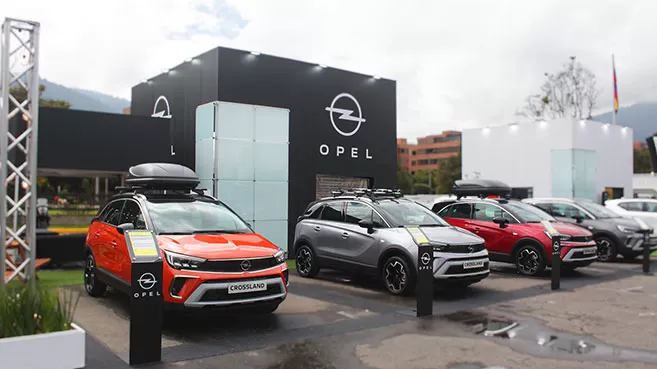 Opel Crossland en la exposición MotorFair 2022