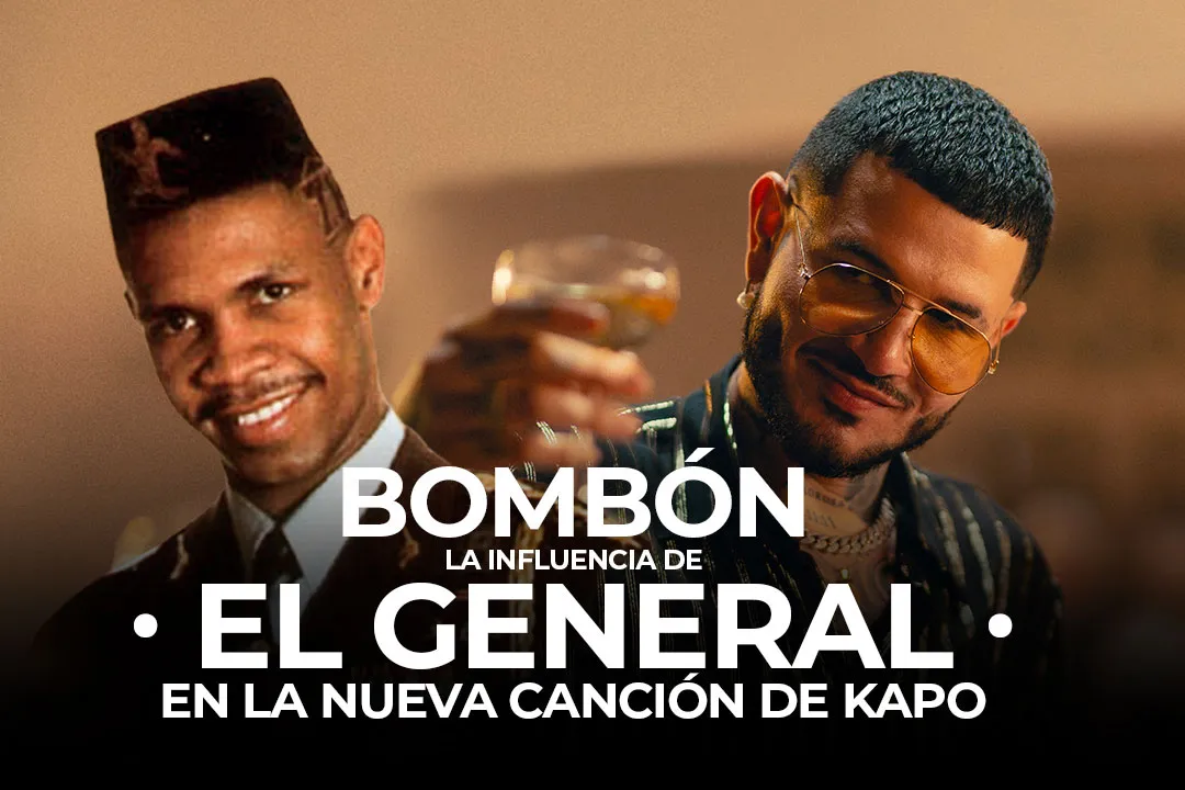 Kapo alzando una copa en señal de brindis por El General