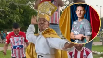 James Rodríguez protagoniza letanías del Carnaval de Barranquilla